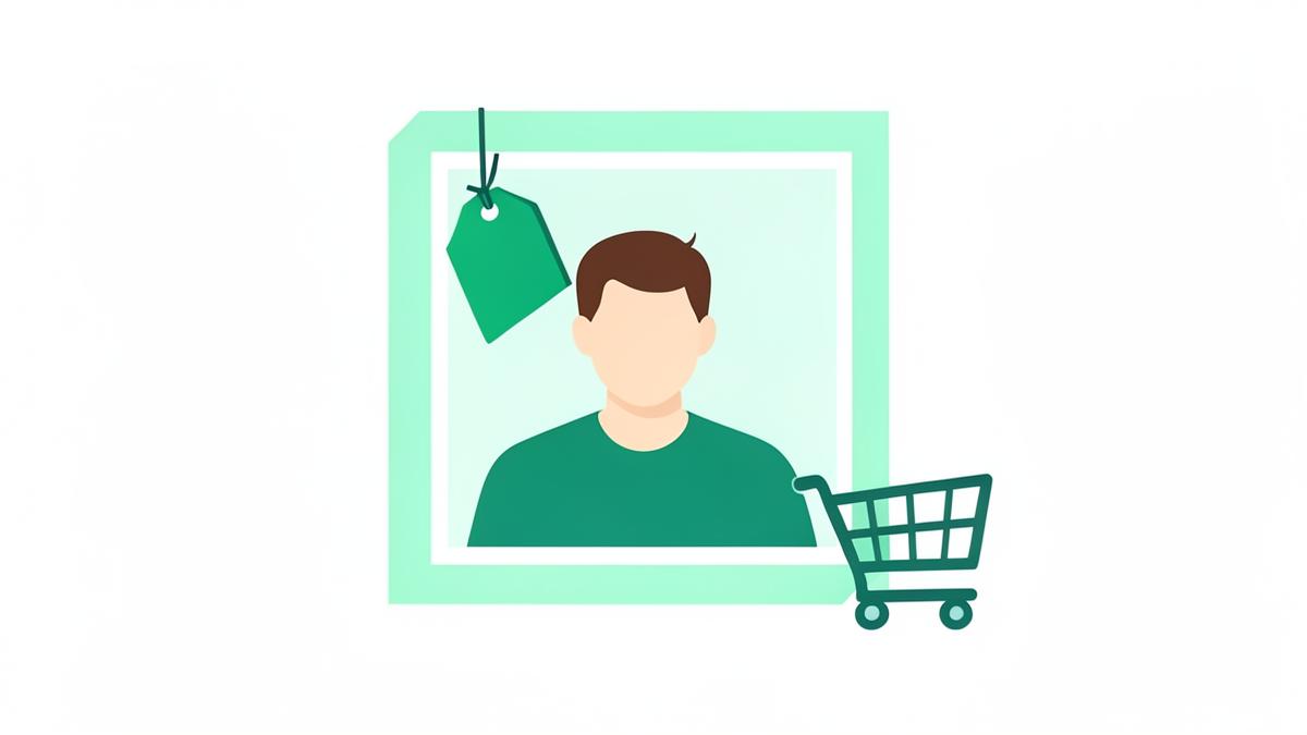 A personal photo shown on a product listing page with a price tag, illustrating stolen images being sold